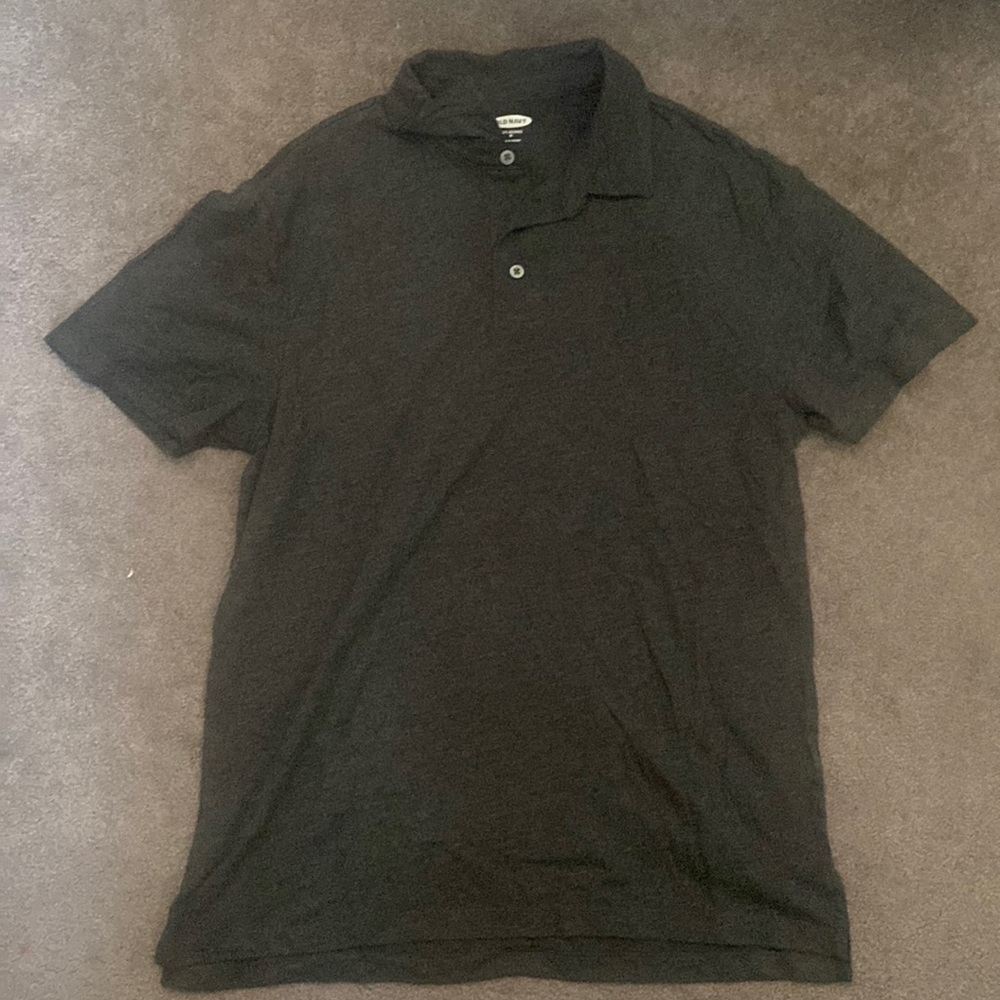 Collar medium old navy black shirt